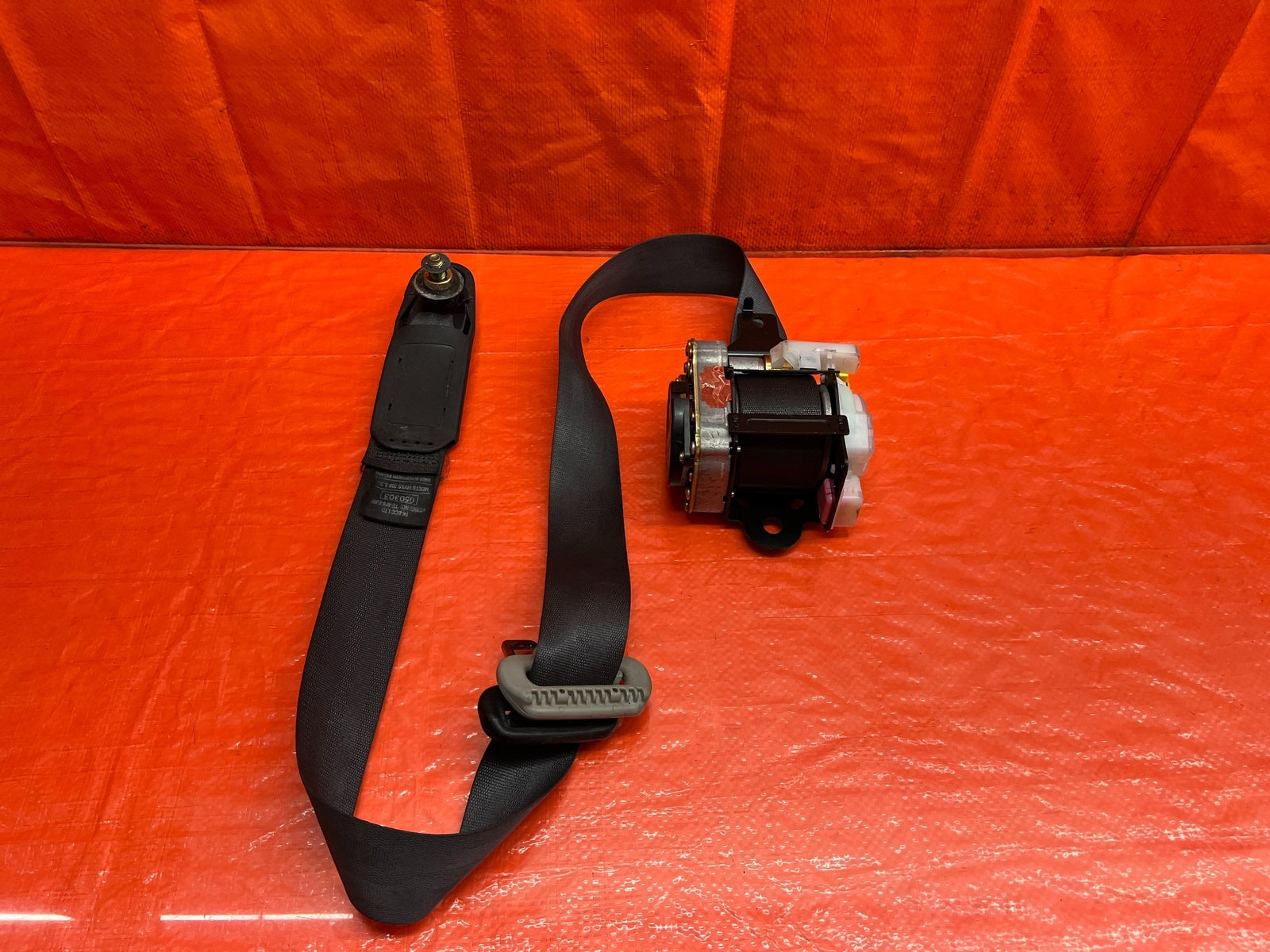 02 05 HONDA CIVIC SI EP3 HATCH PASSENGER RIGHT FRONT SEAT SAFETY BELT OEM #1760