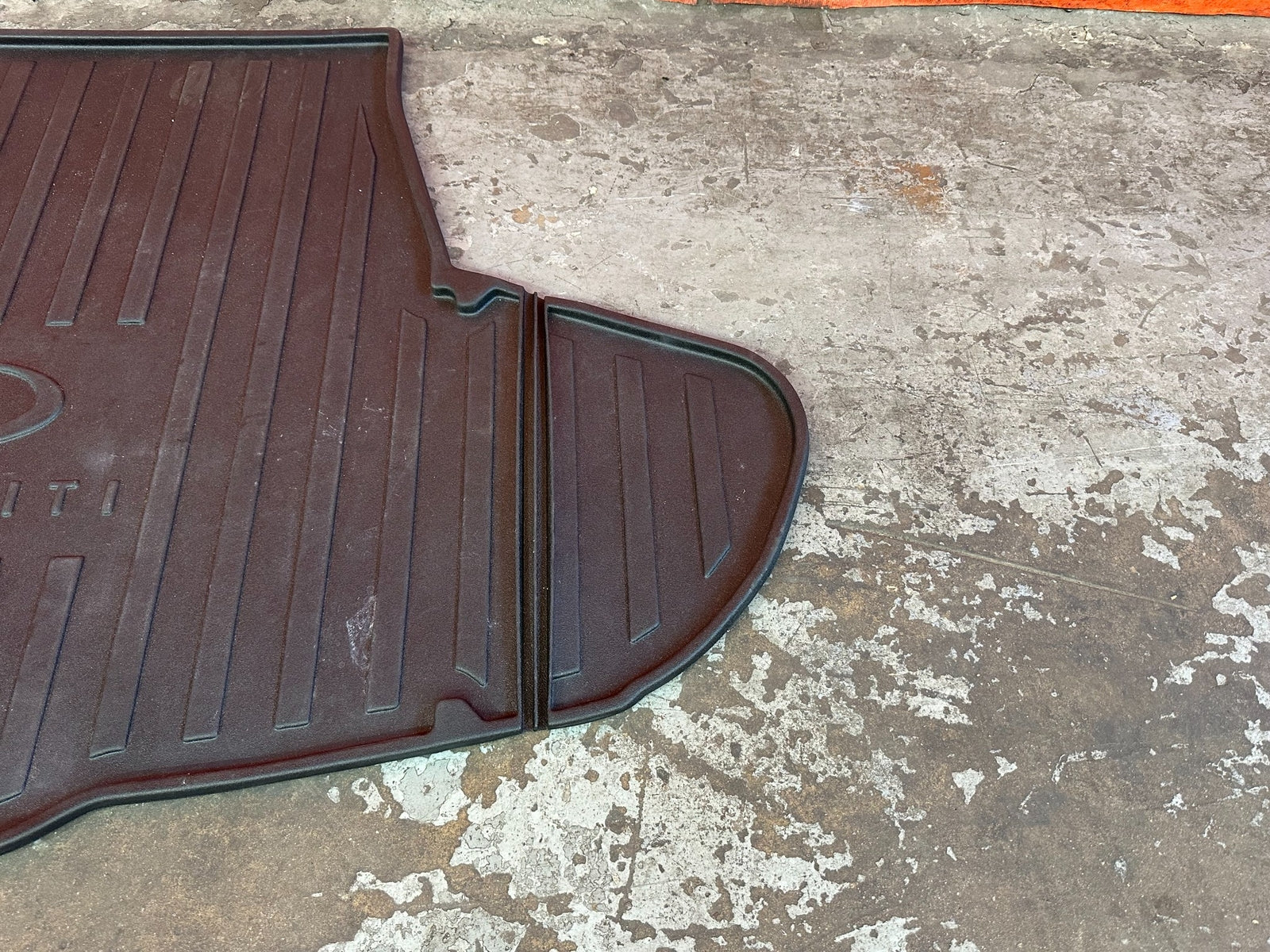 14 20 INFINITI Q50   ALL SEASON / WEATHER   REAR TRUNK MAT LINER LINING OEM #1854