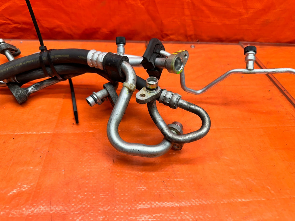 14-15 INFINITI Q50 3.7L AWD A/C AIR CONDITIONING REFRIGERANT HOSES LINES SET #347