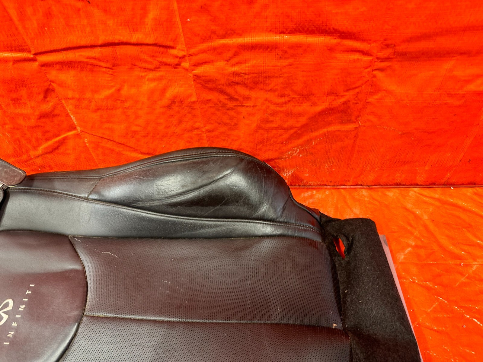 11 15 INFINITI G37 CONVERTIBLE DRIVER LEFT FRONT SEAT LEATHER SKIN WRAP OEM 27814