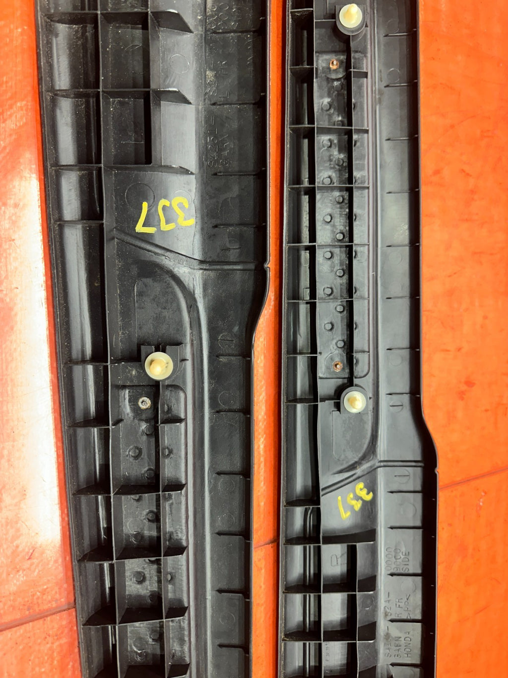 00-09 HONDA S2000 AP1 AP2 INTERIOR FLOOR PILLAR PLASTIC TRIMS SET OEM #3379