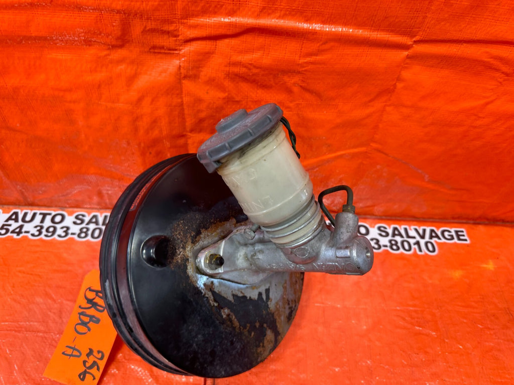 93 95 HONDA DEL SOL SI   REAR DISC BRAKE   BRAKE BOOSTER MASTER CYLINDER OEM 2562