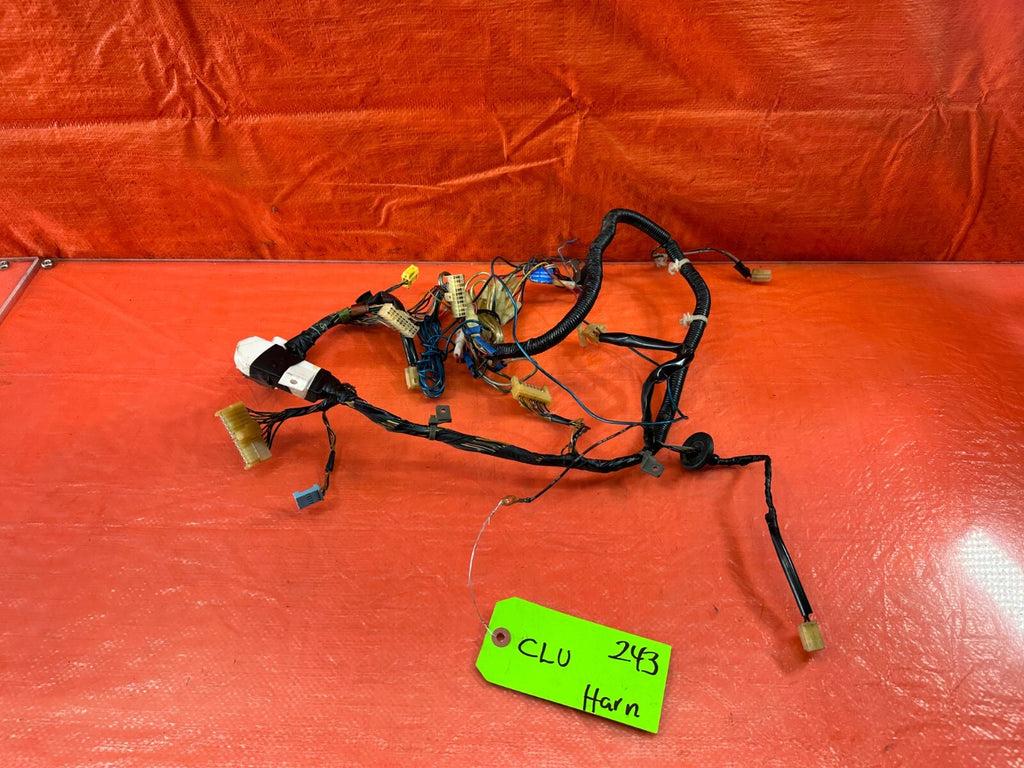 1989 89 HONDA CRX DX MANUAL INSTRUMENT GAUGE CLUSTER WIRING HARNESS WIRE LOOM 430