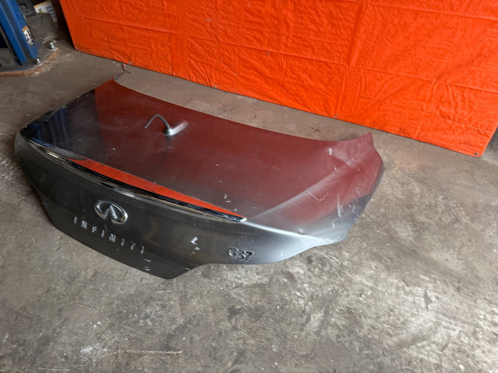09 15 INFINITI G37 CONVERTIBLE   TRUNK REAR DECK LID TAIL GATE HATCH LATCH   OEM3