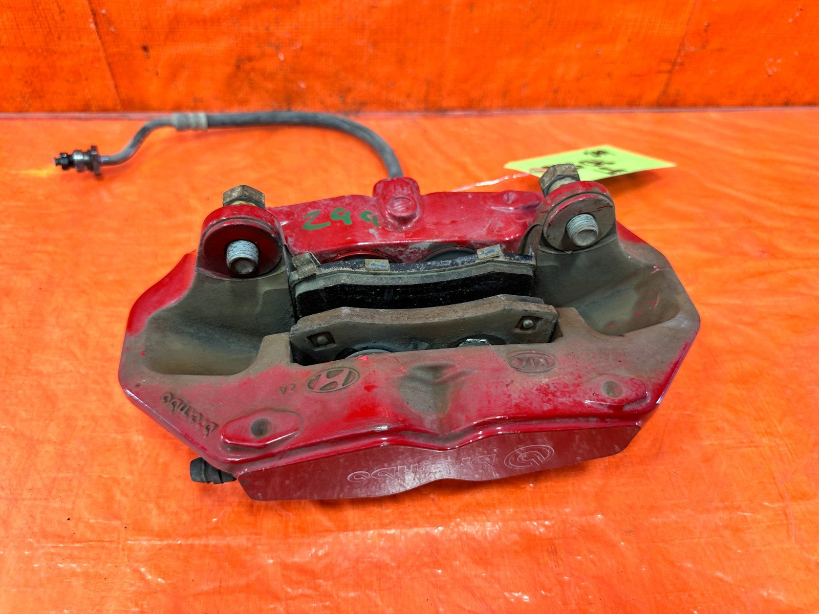 10 16 HYUNDAI GENESIS COUPE   BREMBO   DRIVER LEFT REAR BRAKE CALIPER   OEM #2998