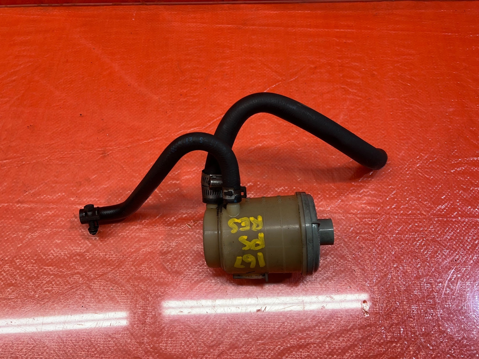 98 02 HONDA ACCORD 2.3L   POWER STEERING RESERVOIR TANK BOTTLE   OEM #1676