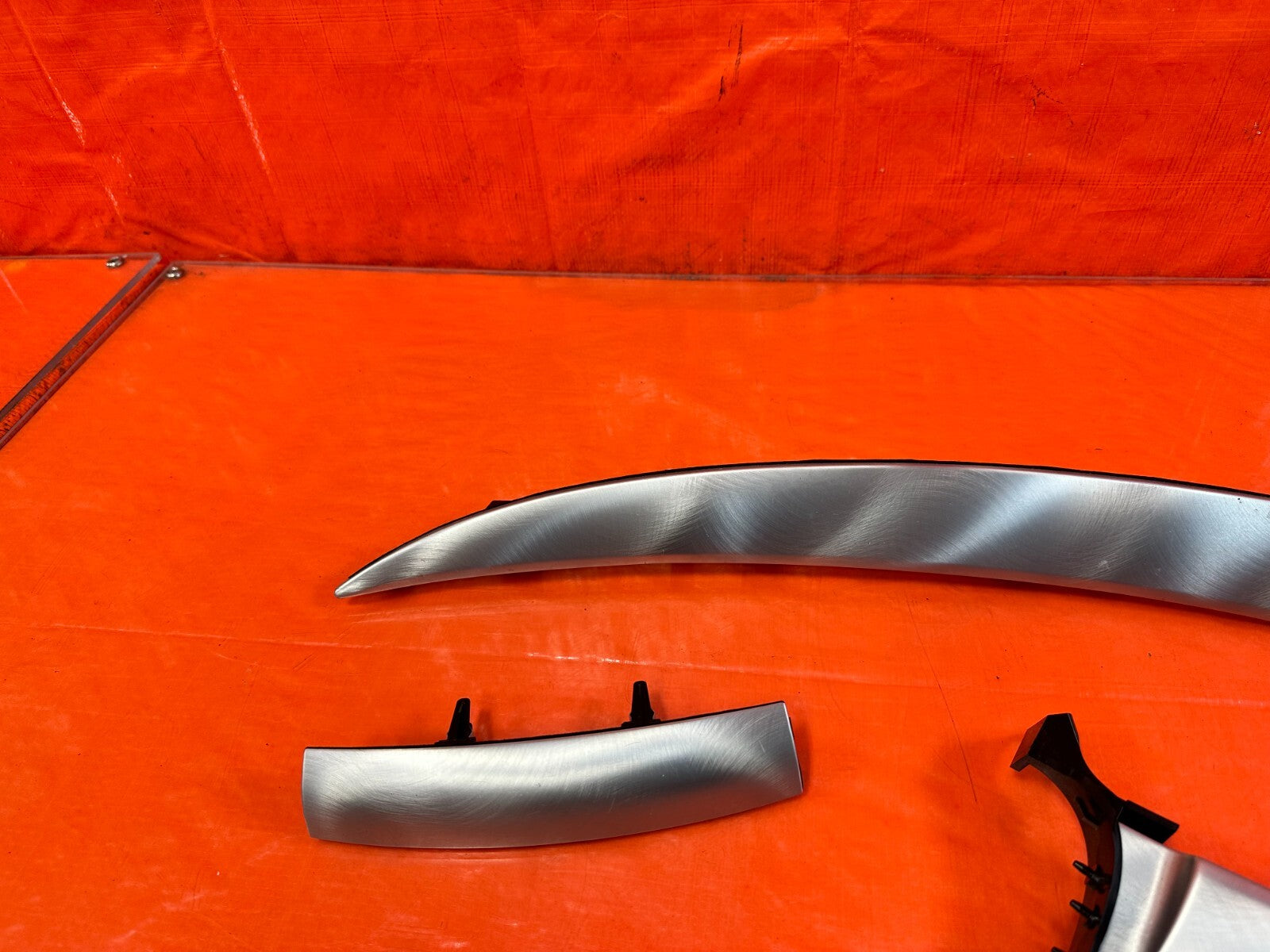 08 15 INFINITI G37 Q60   DASHBOARD TRIM DASH BOARD PANEL CHROME 3 PIECE INSERT4