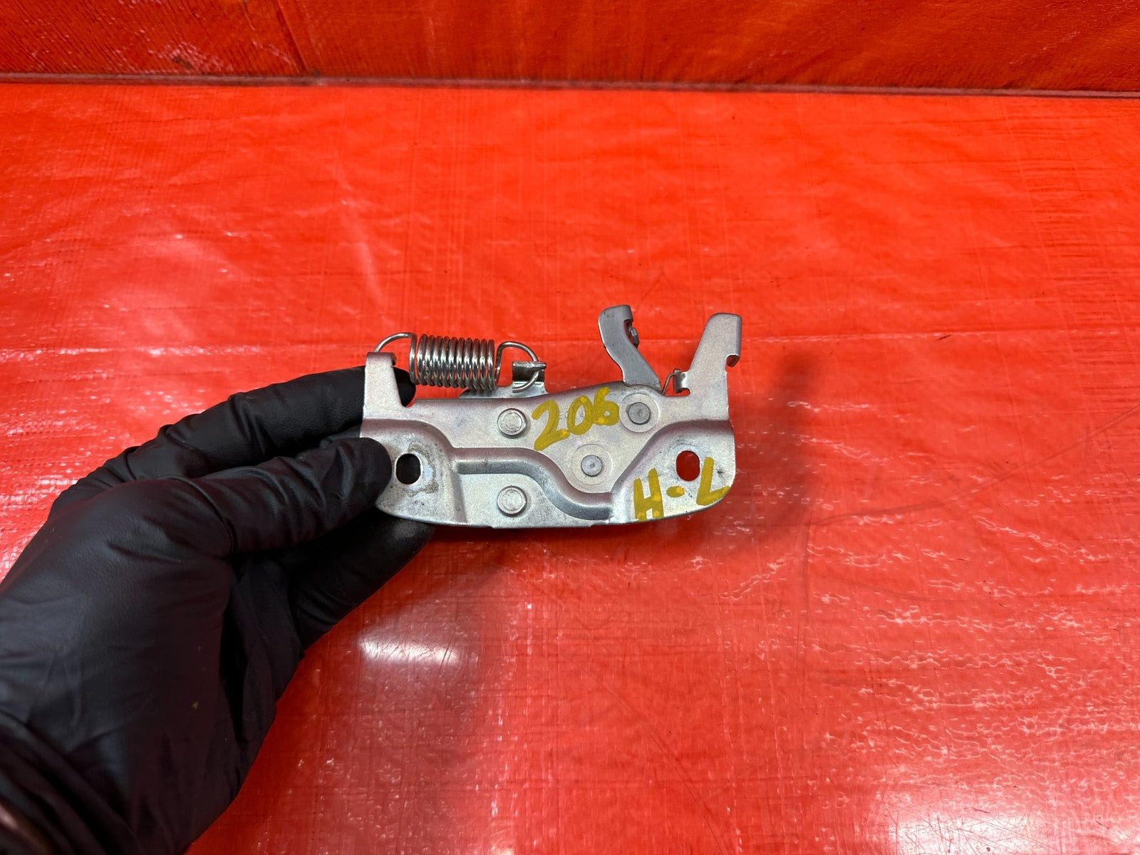 08 15 LANCER EVOLUTION X EVO 10   HOOD LATCH LOCKING MECHANISM LOCK   OEM #2067