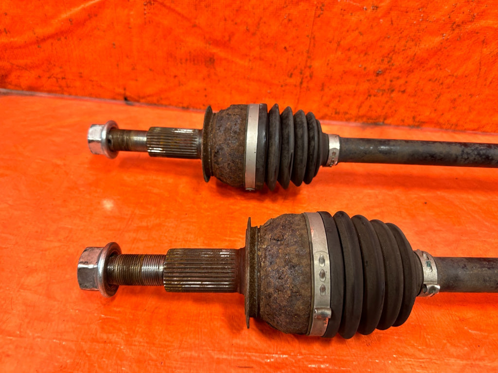 08 15 INFINITI G37 & Q60   LEFT & RIGHT   MANUAL STICK SHIFT AXLES   OEM #3294