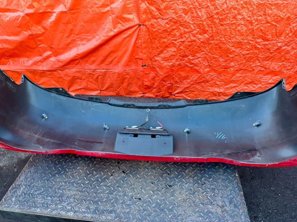 09 15 INFINITI G37 CONVERTIBLE   REAR BUMPER COVER   RED COLOR   OEM #27821