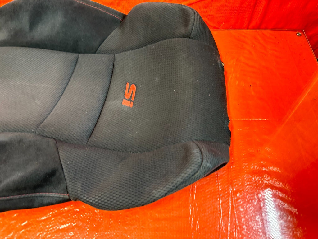 06 11 HONDA CIVIC SI DRIVER LEFT FRONT UPPER SEAT SKIN CLOTH FABRIC COVER OEM 705