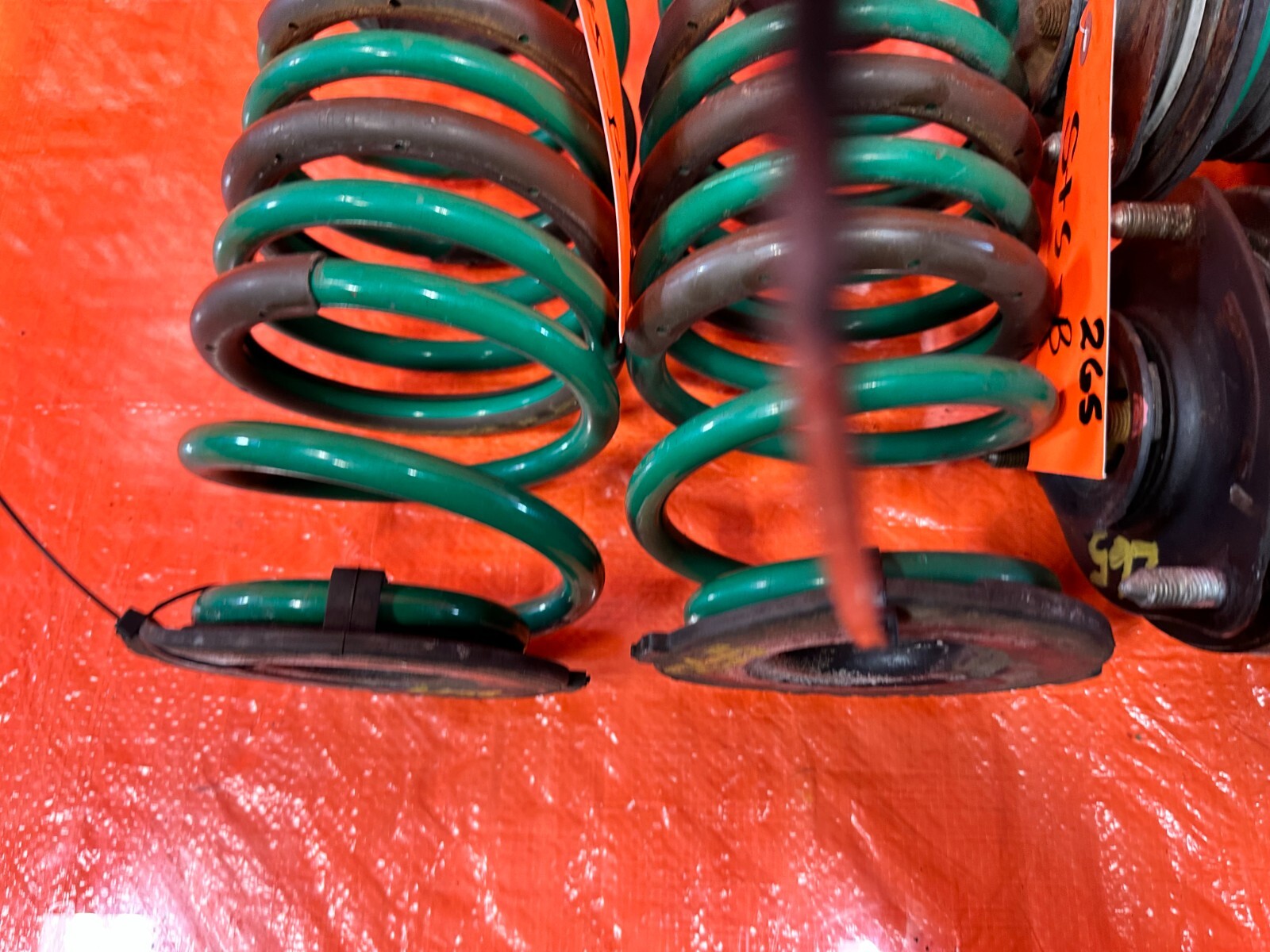 2013 13 HONDA CIVIC SI 2D COUPE TEIN LOWERING SPRINGS W/ AFTERMARKET SHOCKS #26514