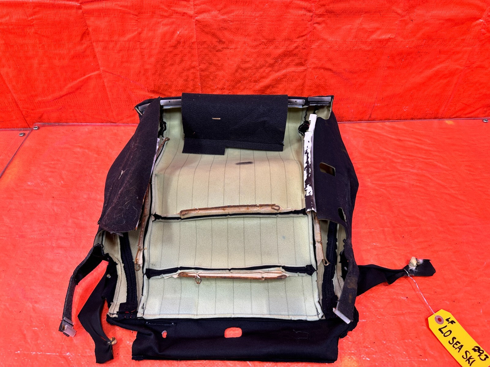 13 16 SCION FRS   DRIVER LEFT FRONT LOWER SEAT SKIN CLOTH FABRIC  OEM #2938