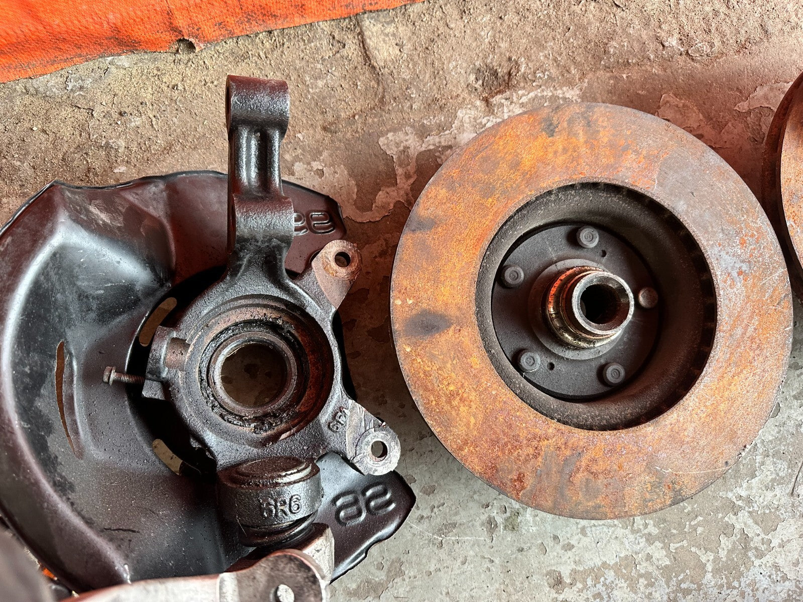 RSX HONDA INTEGRA DC5 TYPE R BREMBO SUSPENSION W/ ALUMINUM ARMS SPINDLES HUBS23