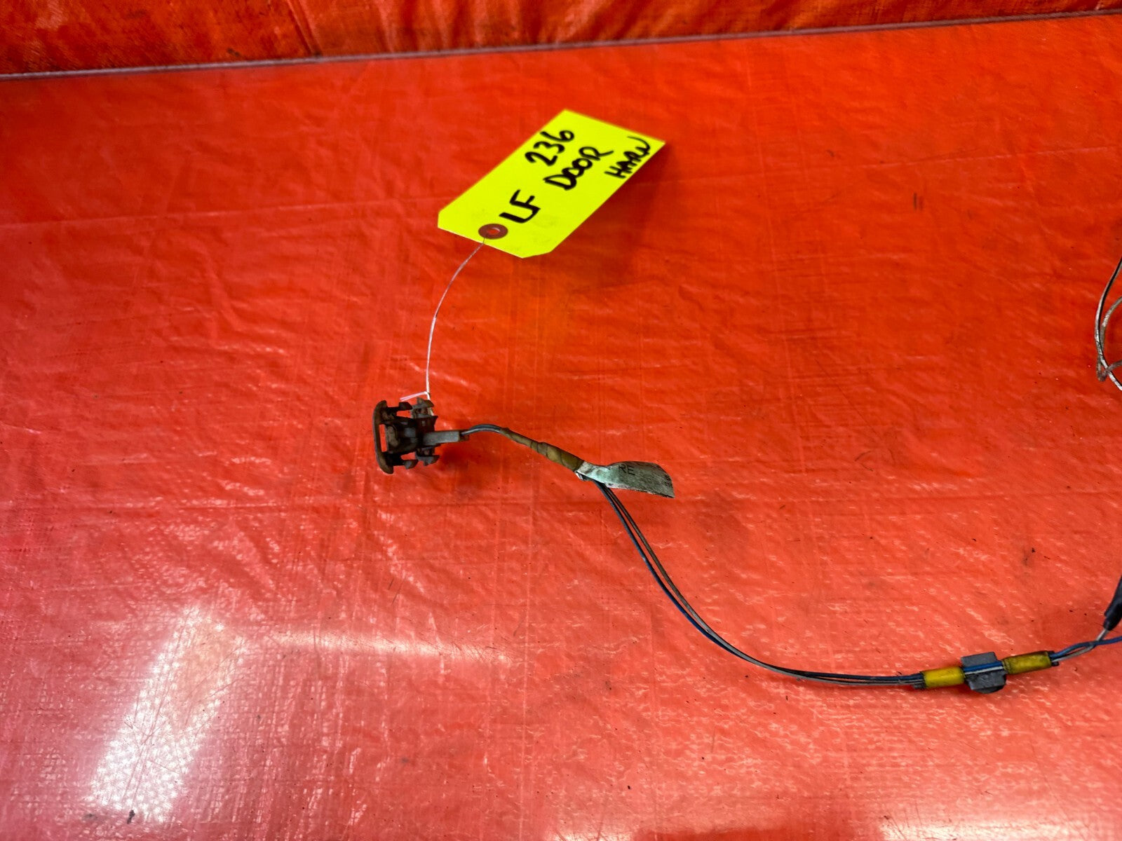 92 95 HONDA CIVIC DX   COUPE HATCH   DRIVER LEFT DOOR WIRING HARNESS   OEM 2363