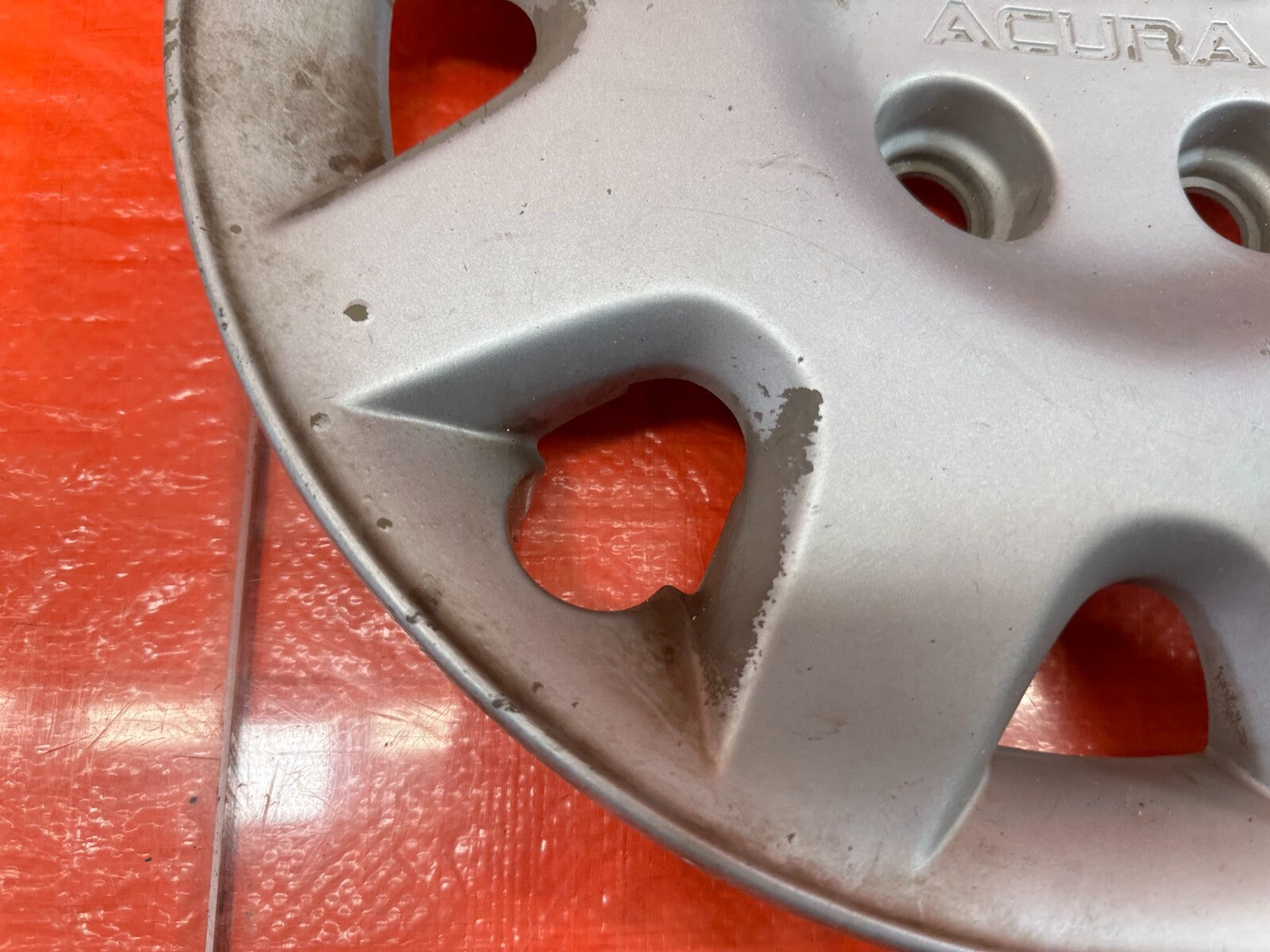 94 01 ACURA INTEGRA   9 SPOKE HUB CAP PLASTIC WHEEL COVER TRIM OEM FACTORY OE 18