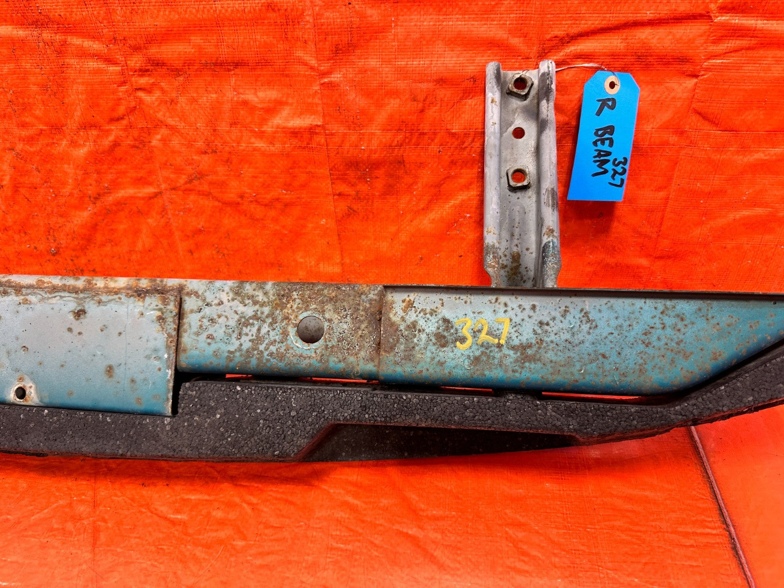 92 95 HONDA CIVIC   2D COUPE   REAR CRASH BEAM REINFORCEMENT RE BAR   OEM #3273