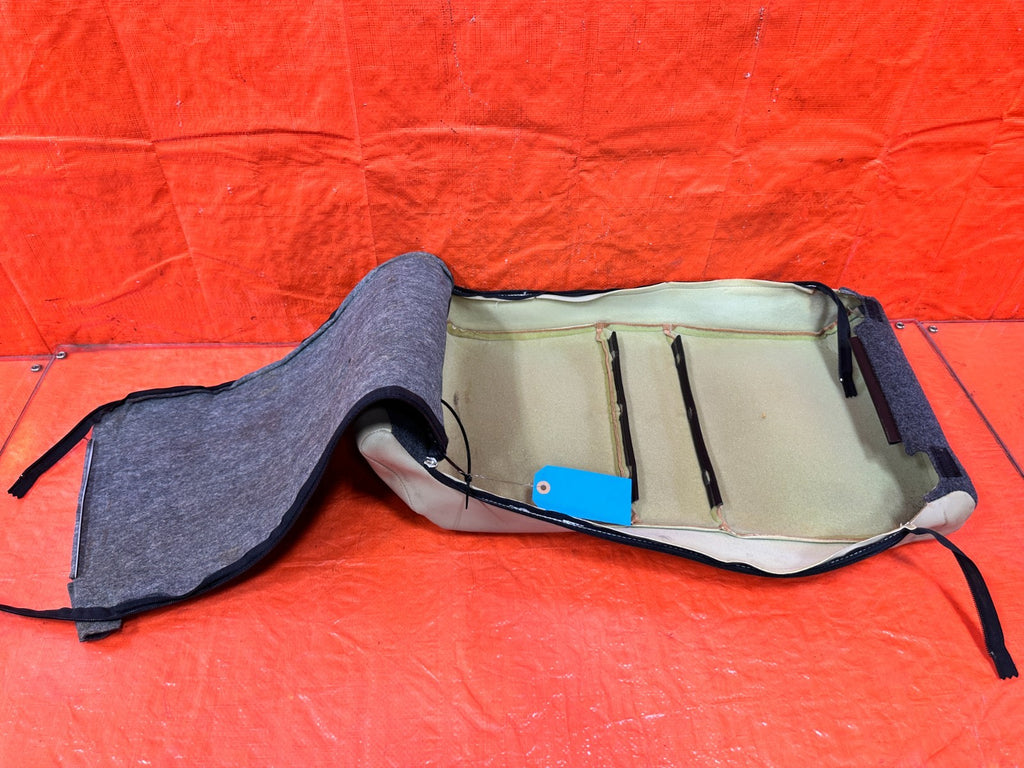 04-08 ACURA TSX - PASSENGER RIGHT REAR UPPER INNER SEAT SKIN WRAP - TAN OEM 3042