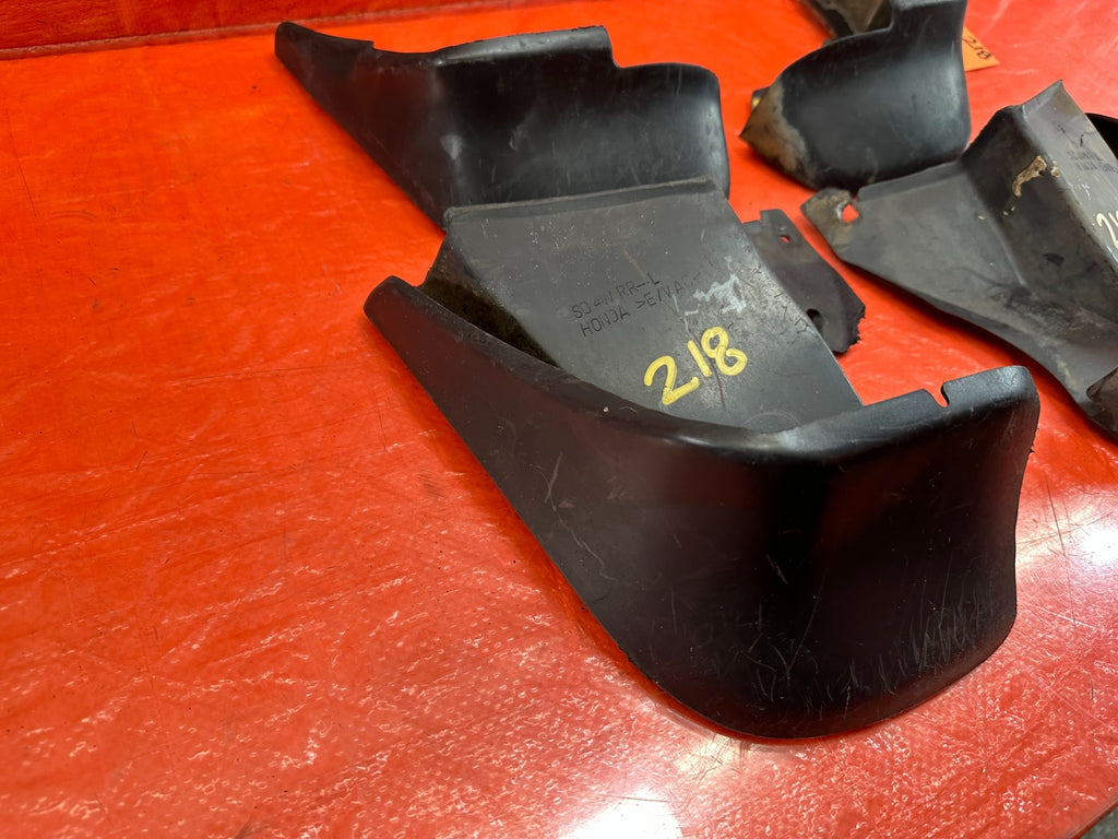96 00 HONDA CIVIC   COUPE & SEDAN   FACTORY FRONT AND REAR MUD FLAPS   OEM #21815
