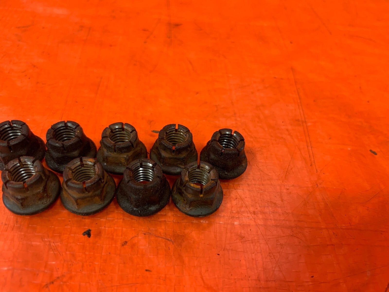 97 01 HONDA PRELUDE   H22 H22A H22A4 EXHAUST MANIFOLD BOLTS   OEM #2524