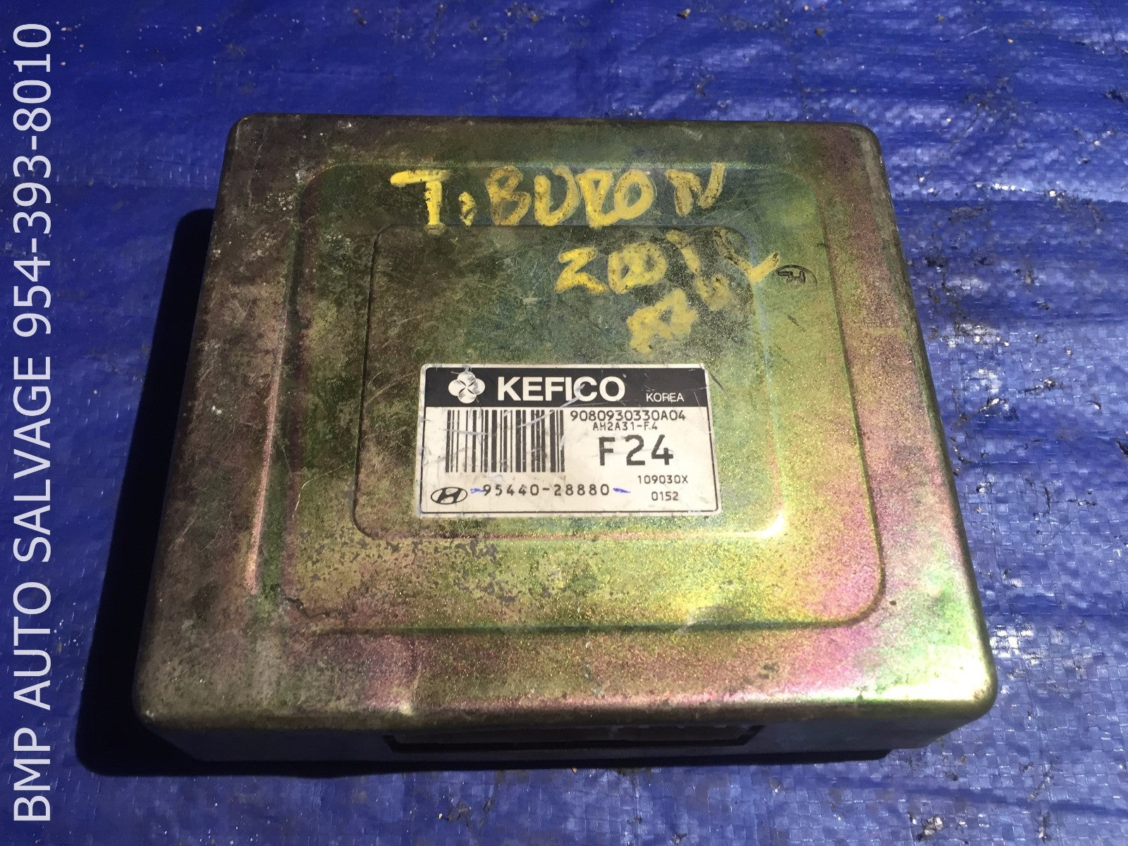 OEM 2000 HYUNDAI TIBURON 95440 28880 TRANSMISSION COMPUTER BRAIN TCU #1112 #F4G0