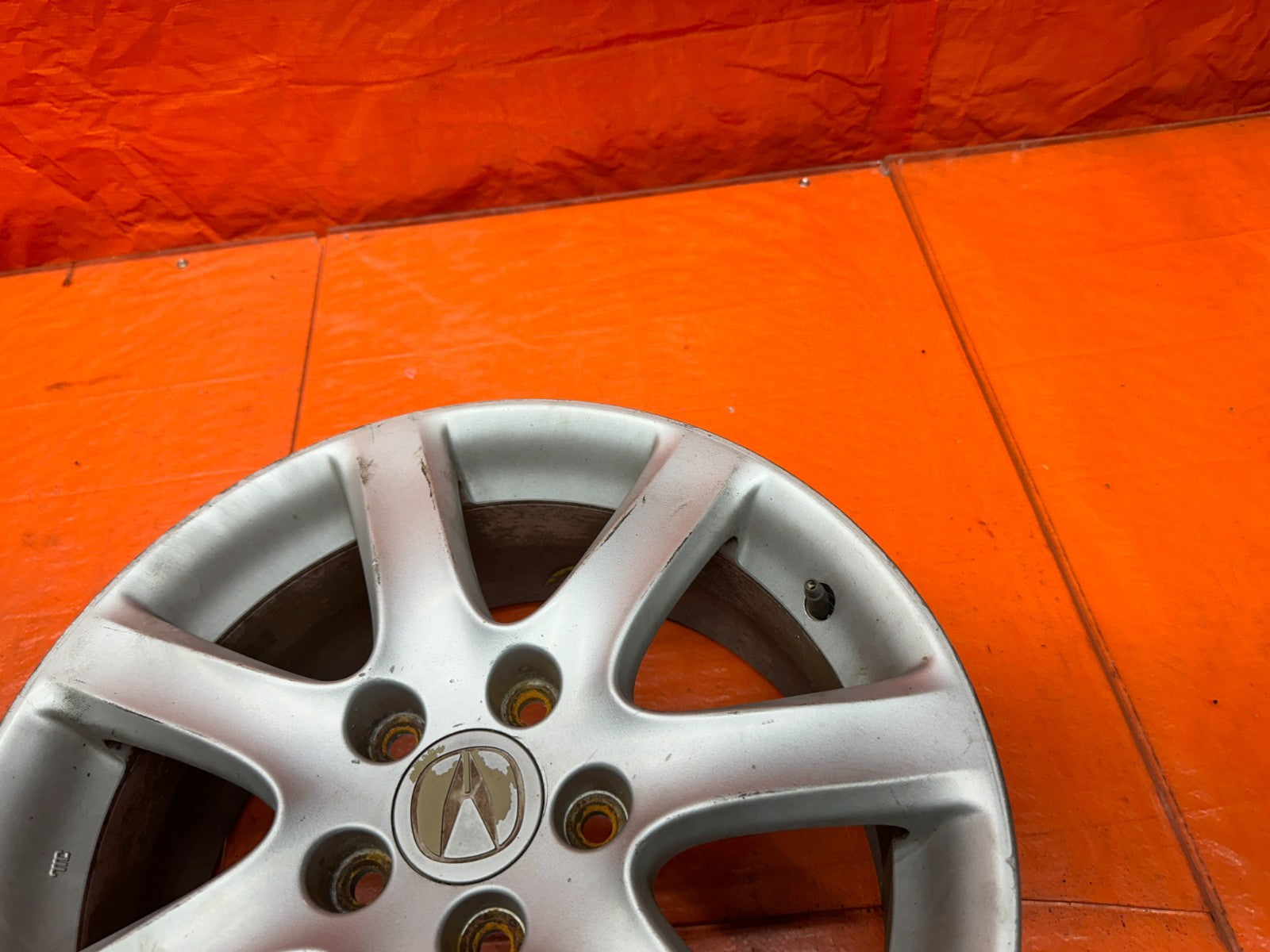 04 08 ACURA TSX 2.4L 17 INCH 7 SPOKE ALLOY WHEEL RIM 17x7 5x114.3 OEM FACTORY  37