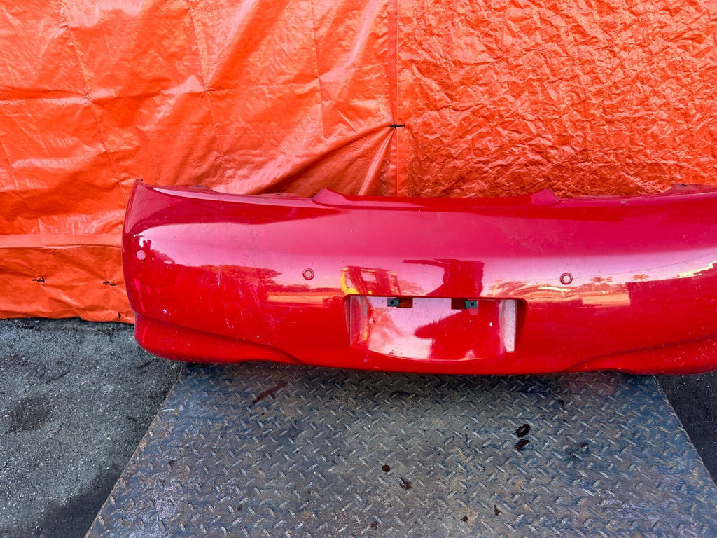 09 15 INFINITI G37 CONVERTIBLE   REAR BUMPER COVER   RED COLOR   OEM #2789
