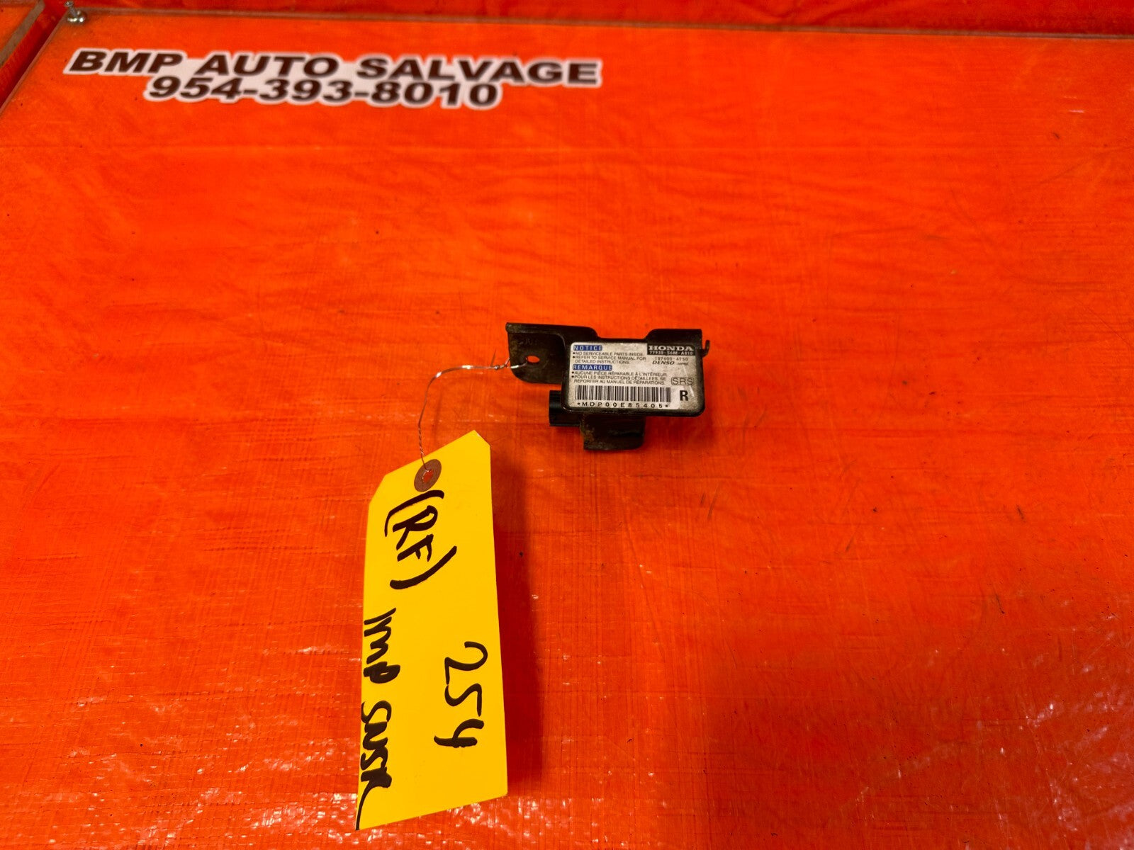 02 04 ACURA RSX   DRIVER LEFT FRONT SENSOR   OEM FACTORY #2540