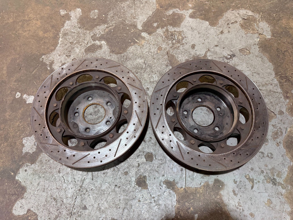 08 15 INFINITI G37 Q60   Z1 MOTOR SPORTS BRAND   2 PIECE ROTORS   REAR FITMENT7
