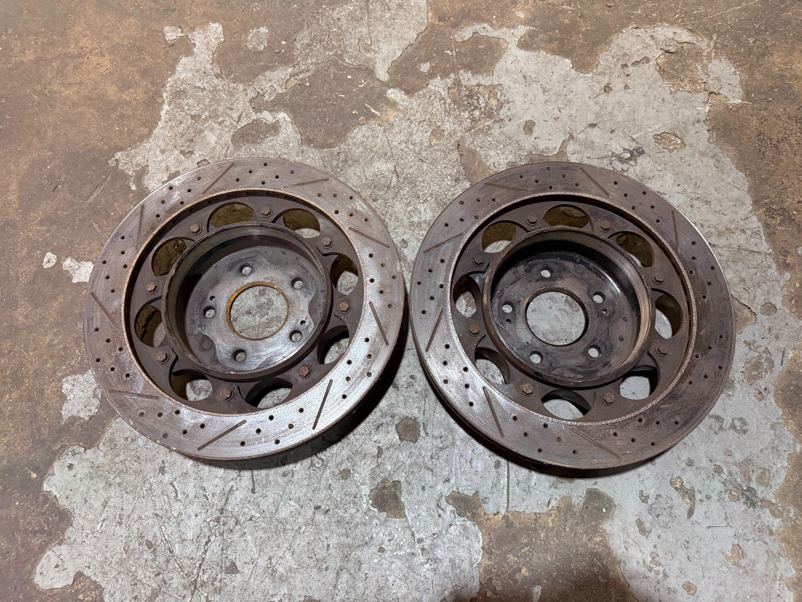 08 15 INFINITI G37 Q60   Z1 MOTOR SPORTS BRAND   2 PIECE ROTORS   REAR FITMENT7