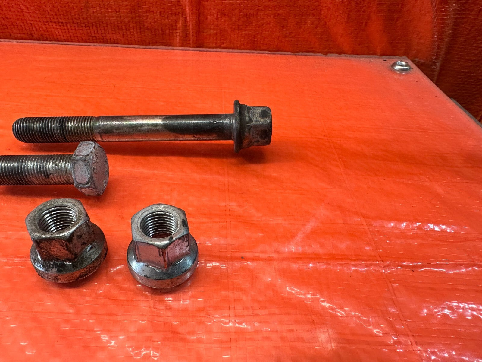 93 97 HONDA DEL SOL   PASSENGER RIGHT TRANSMISSION MOUNT BOLTS HARDWARE OEM 2351