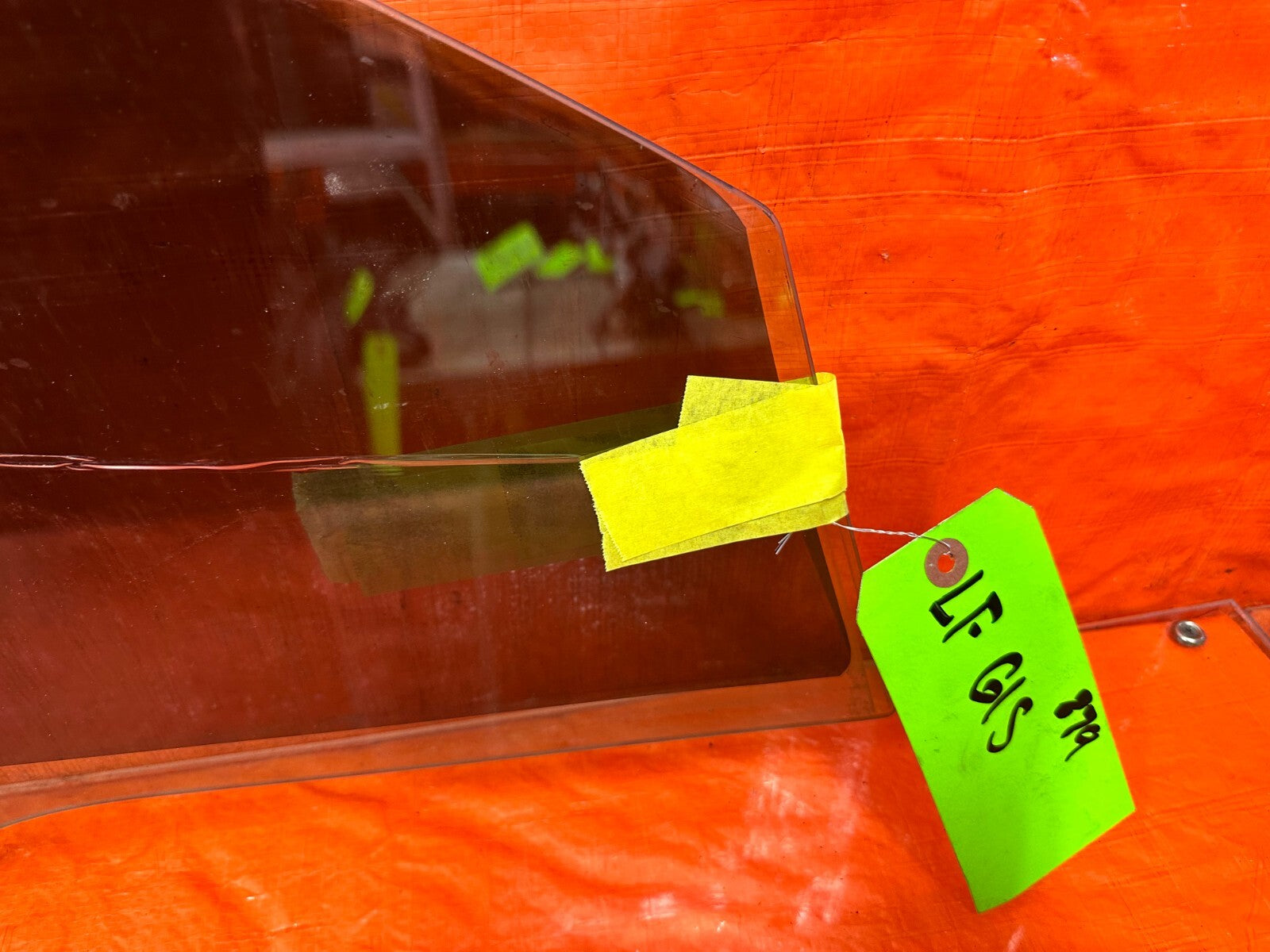 09 14 ACURA TSX   DRIVER LEFT FRONT   WINDOW GLASS   OEM OE FACTORY #2799