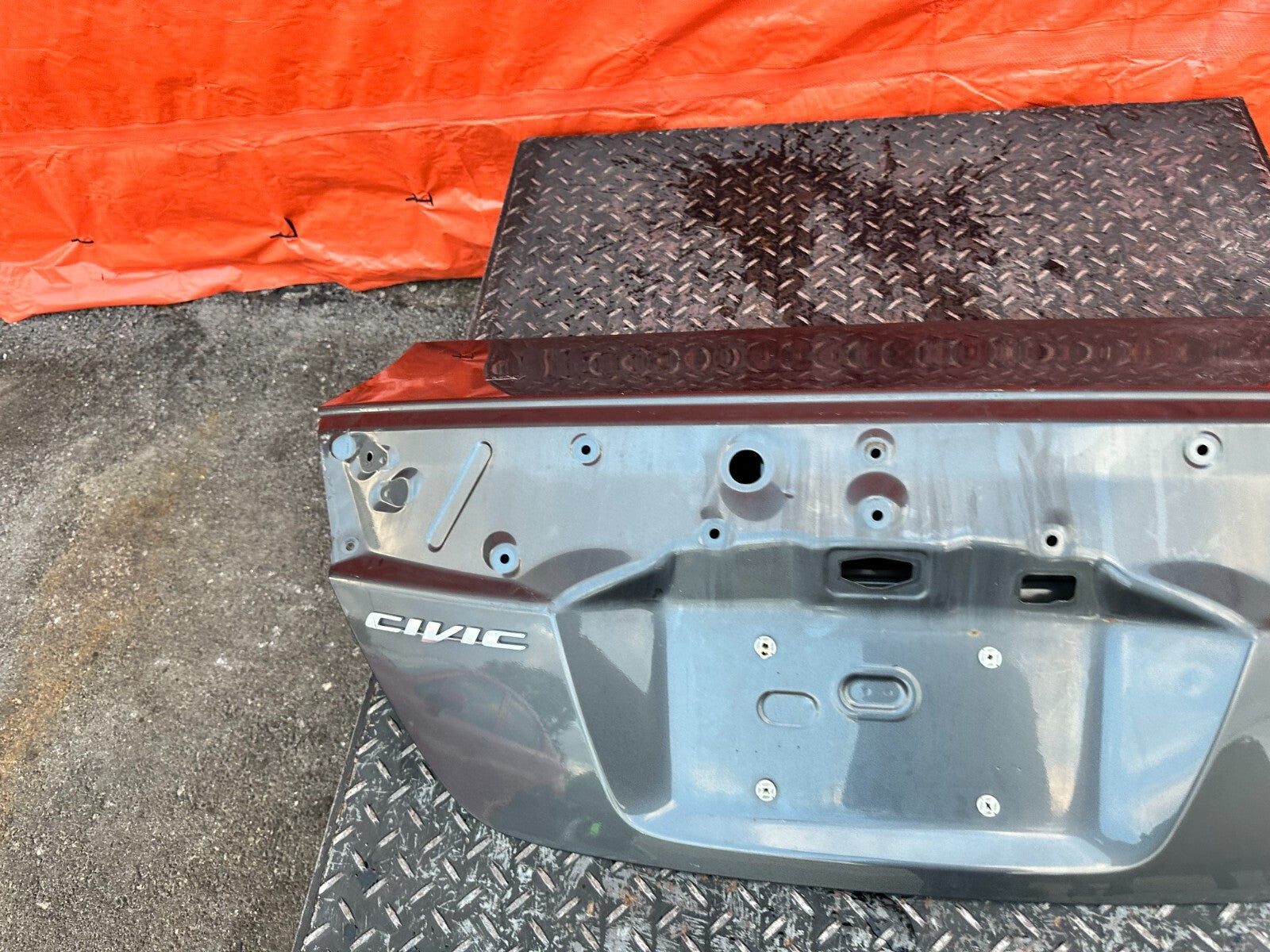 2013 13 HONDA CIVIC SI 2D COUPE   TRUNK REAR DECK LID TAIL GATE HATCH LATCH OEM8