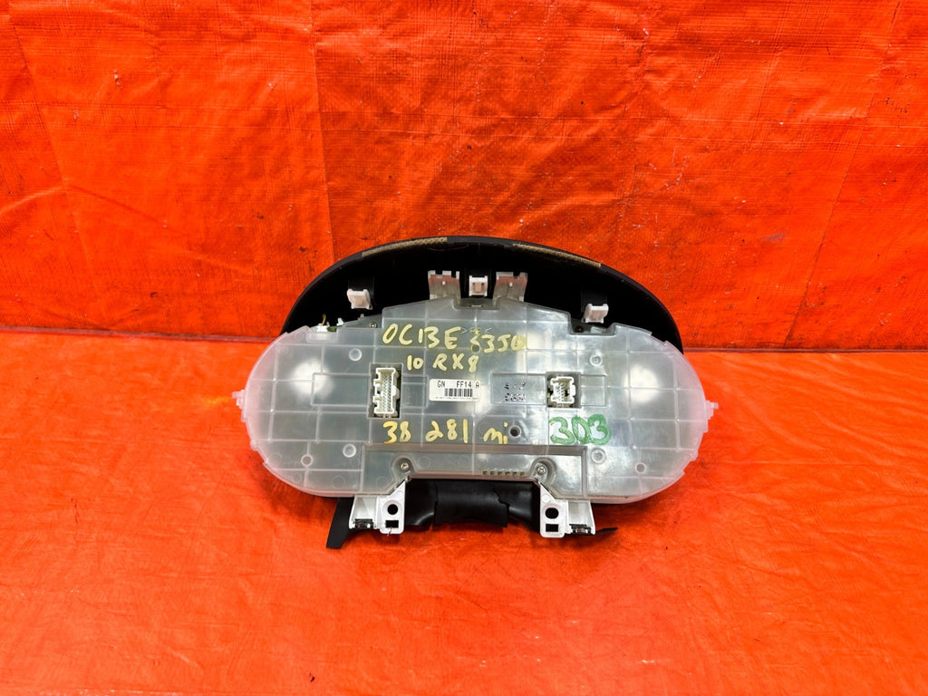 09 11 MAZDA RX8 RX 8   INSTRUMENT GAUGE CLUSTER   AUTOMATIC   OEM #3035