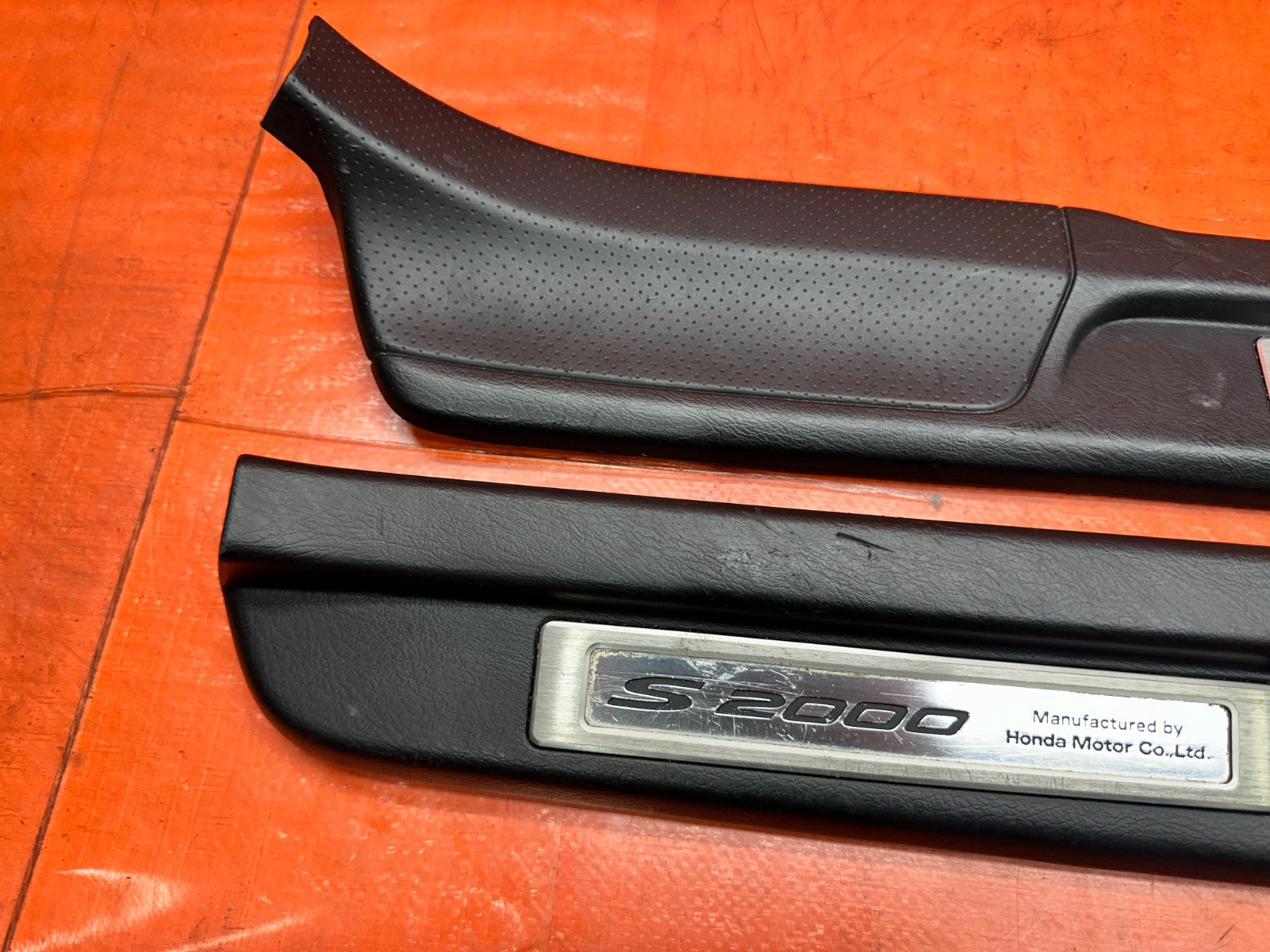 00-09 HONDA S2000 AP1 AP2 INTERIOR FLOOR PILLAR PLASTIC TRIMS PAIR OEM #3377