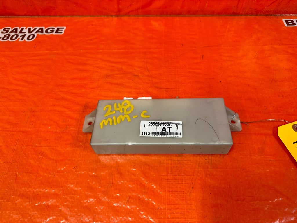 2008 INFINTI G37 COUPE S SPORT   DRIVER LEFT   SEAT CONTROL MODULE   28565JK60A6
