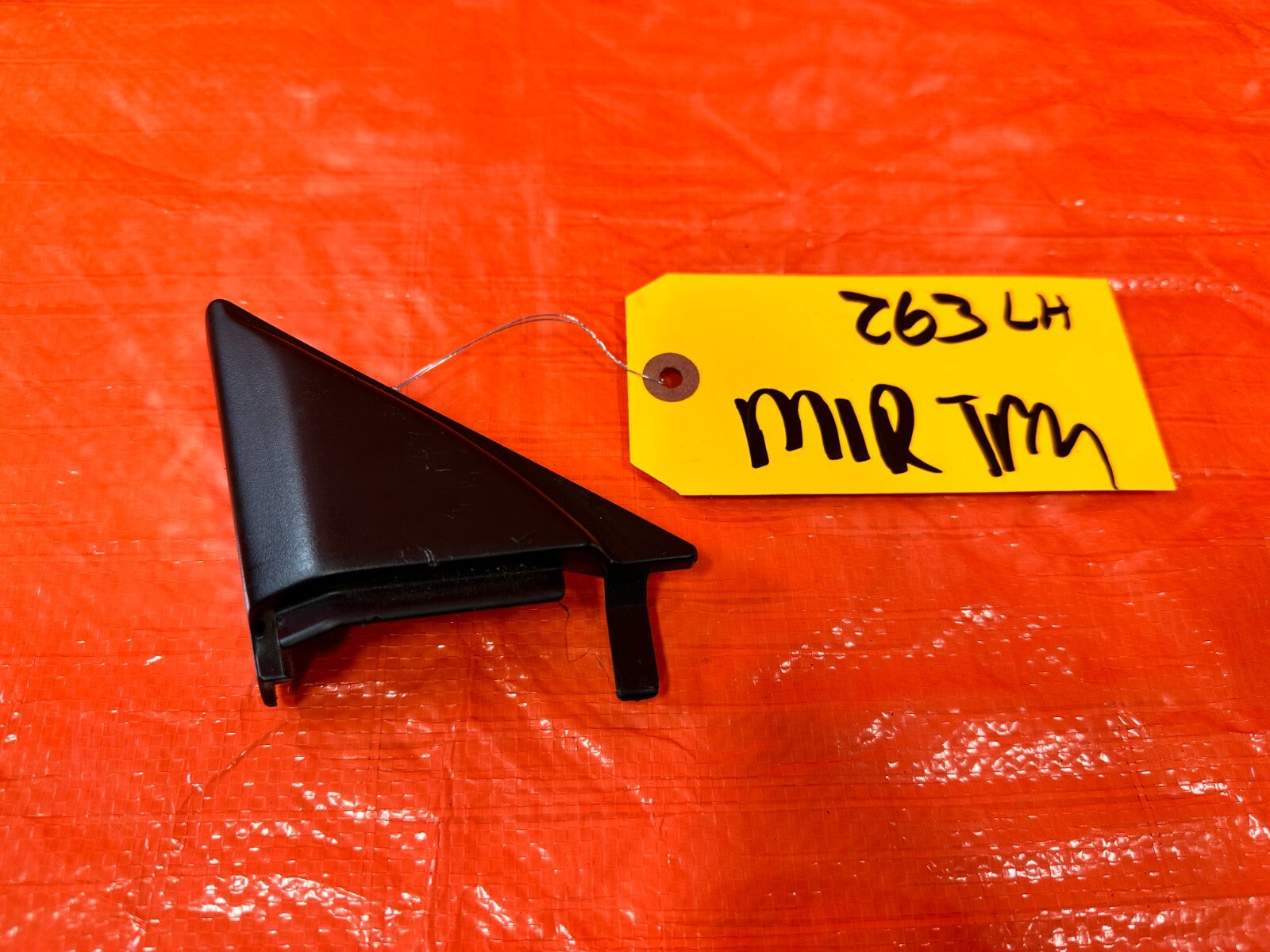 97 01 HONDA PRELUDE   INTERIOR MIRROR TRIM COVER PLASTIC   DRIVER LEFT OEM #2630