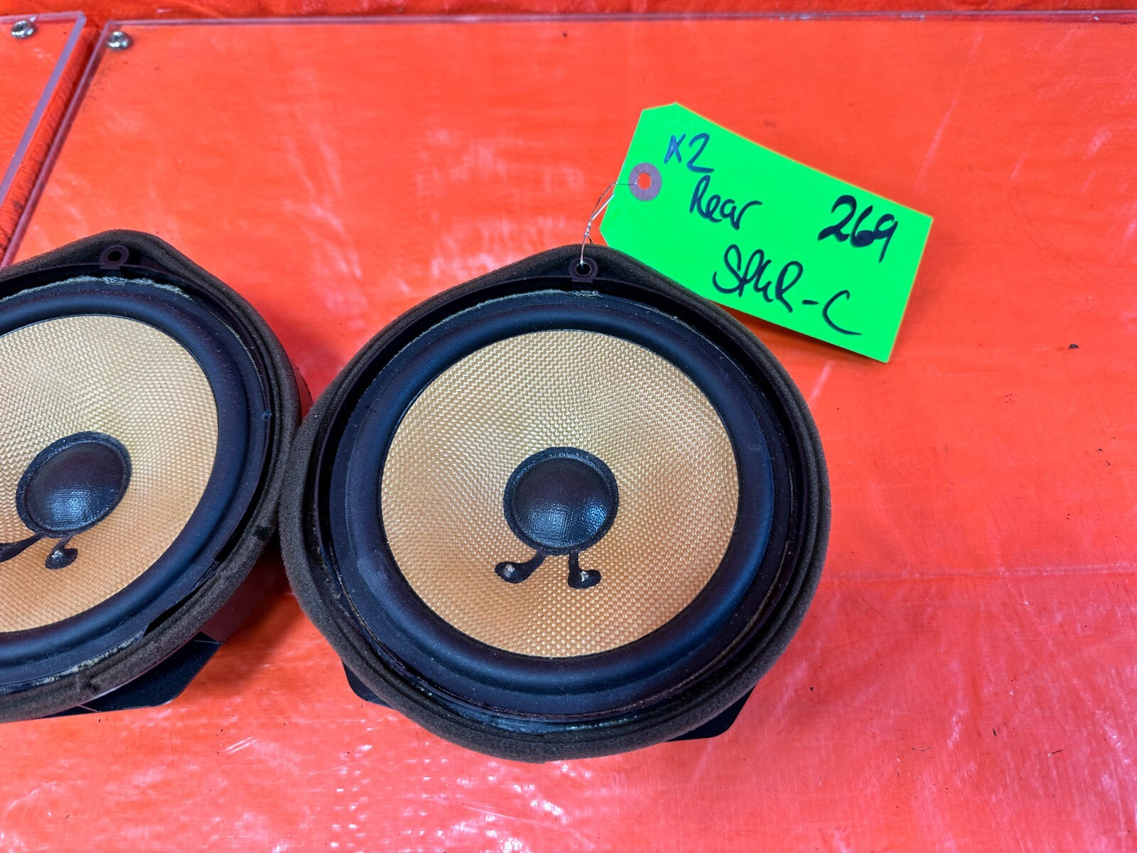 13 15 HONDA CIVIC SI   REAR SPEAKER SET LEFT & RIGHT SPEAKERS   OEM #2695
