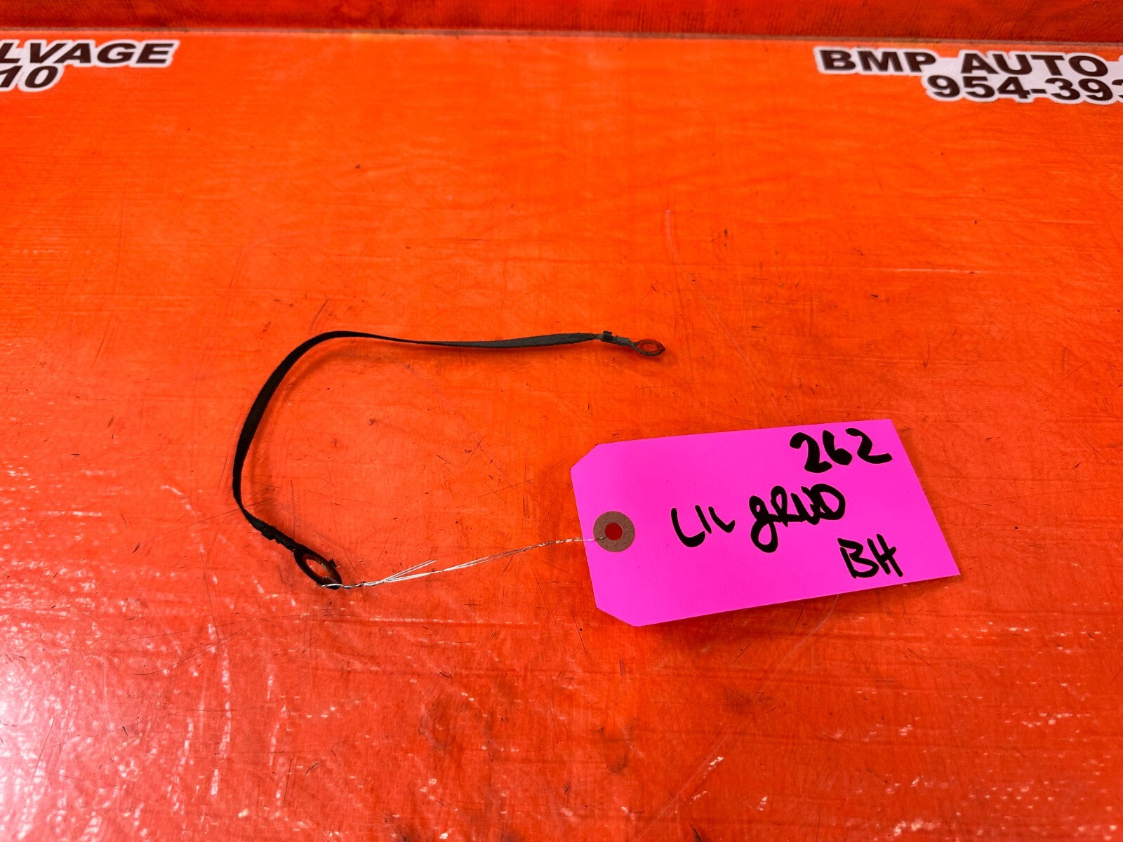 2004 04 NISSAN 350Z   NEGATIVE TERMINAL BATTERY GROUND WIRE   OEM FACTORY #262 10