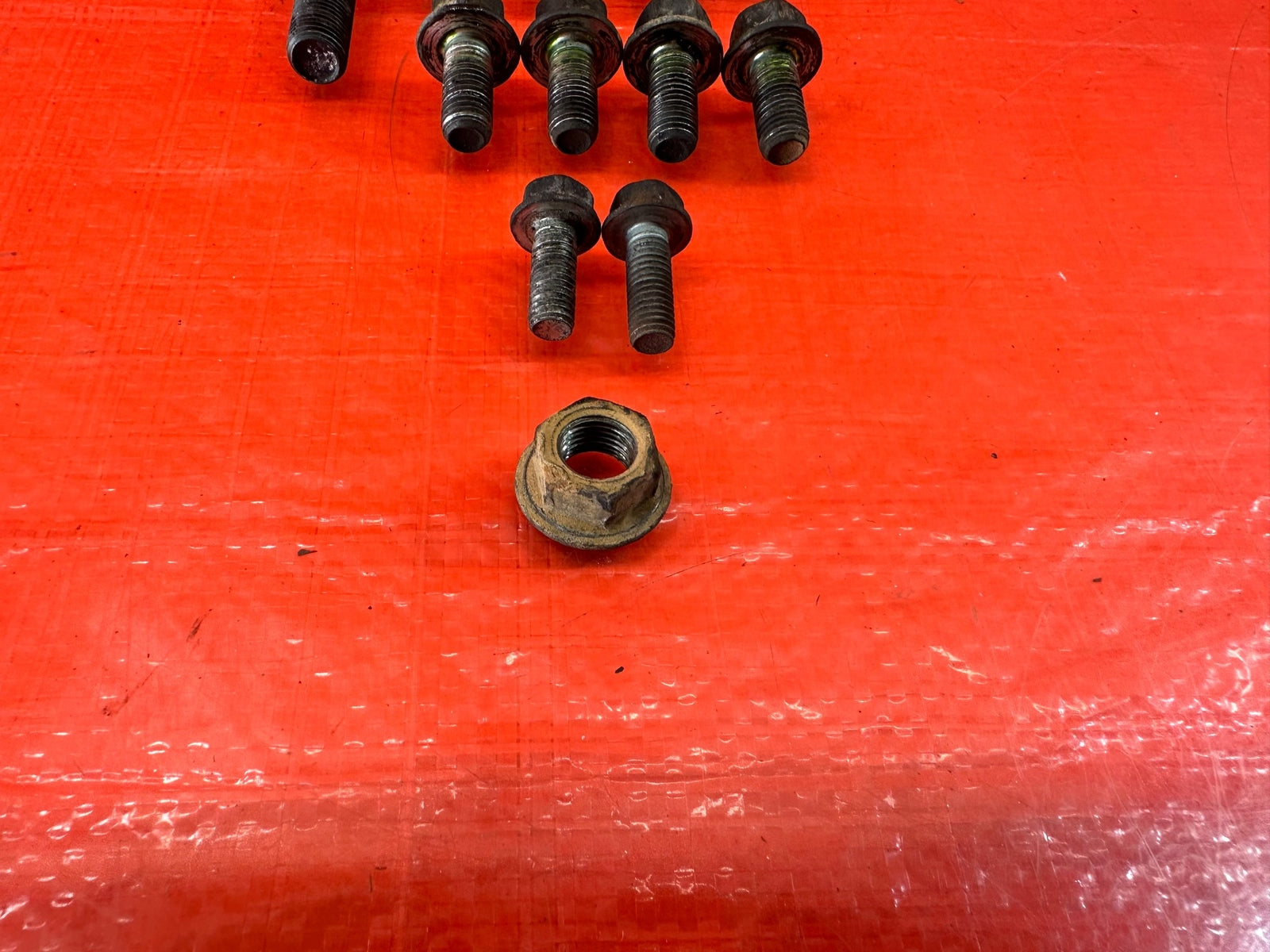04 08 ACURA TSX   K24A2   FRONT ENGINE MOTOR MOUNT BOLTS HARDWARE   OEM #1964