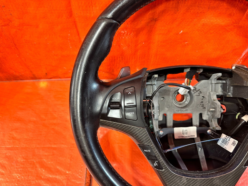 2013 13  HYUNDAI GENESIS COUPE TRACK  STEERING WHEEL W/ PADDLE SHIFTERS OEM 3186