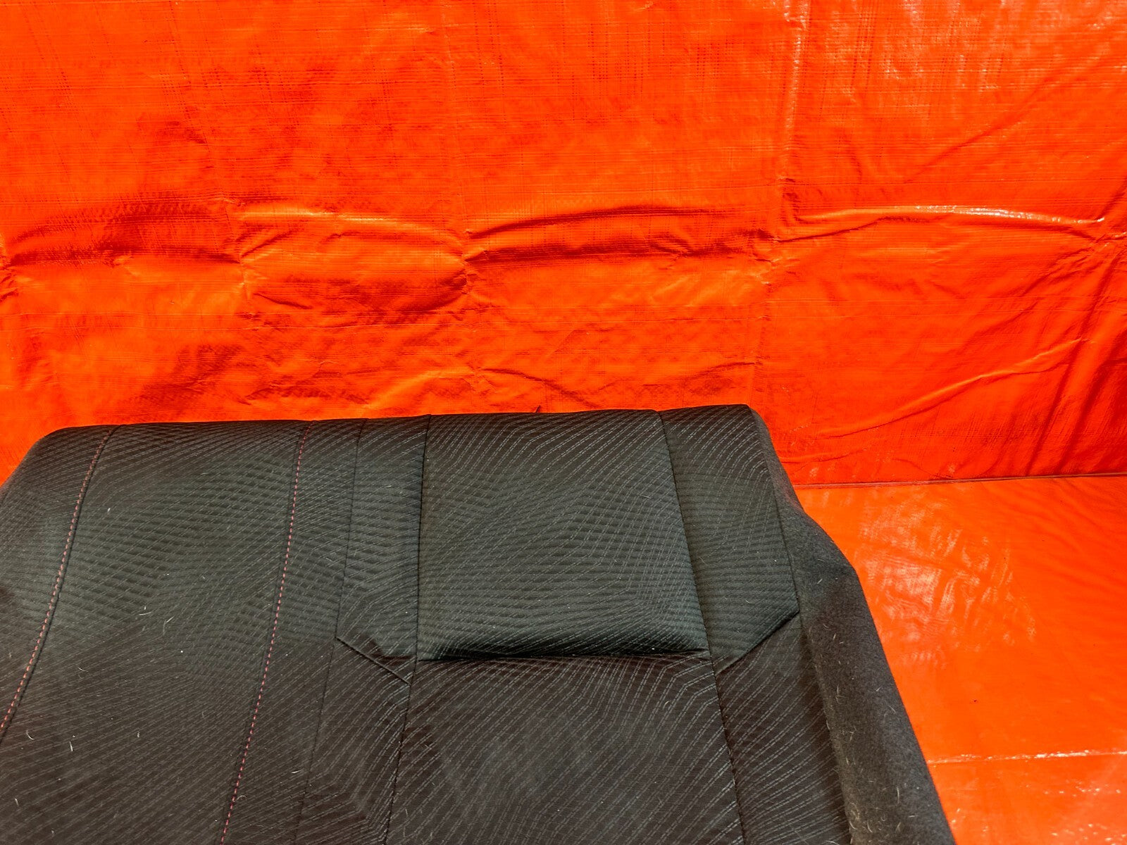 12 13 HONDA CIVIC SI 2D COUPE DRIVER LEFT REAR UPPER SEAT SKIN CLOTH FABRIC OEM6