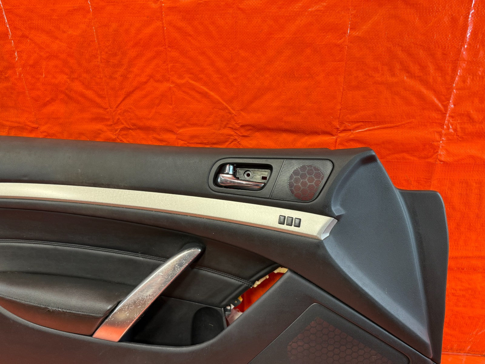 08 11 INFINITI G37 COUPE 2D   DRIVER LEFT   DOOR PANEL / DOOR CARD / LINING 3283