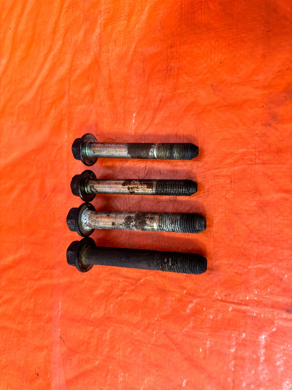 04 08 ACURA TSX   LEFT AND RIGHT FRONT UPPER CONTROL ARM BOLTS HARDWARE OEM #3121