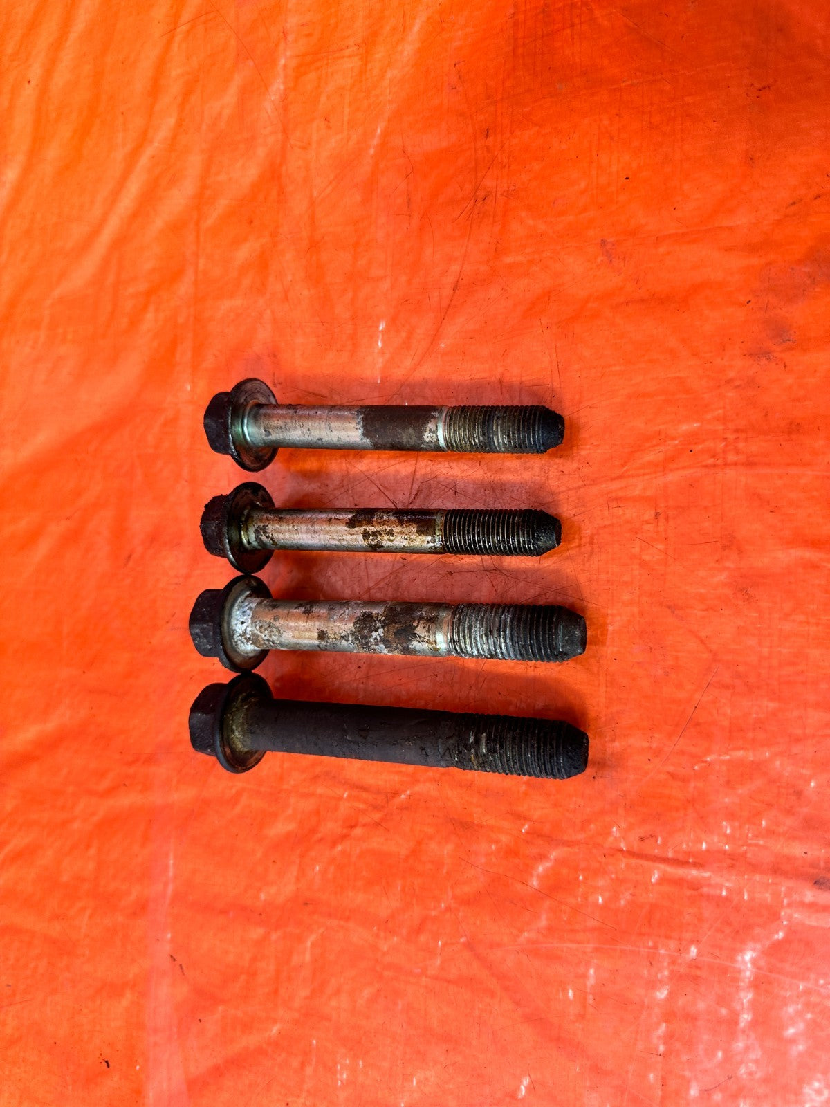 04 08 ACURA TSX   LEFT AND RIGHT FRONT UPPER CONTROL ARM BOLTS HARDWARE OEM #3121