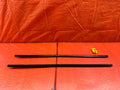 96 00 HONDA CIVIC COUPE HATCH EXTERIOR DOOR WINDOW GLASS TRIM SET LEFT RIGHT 2310