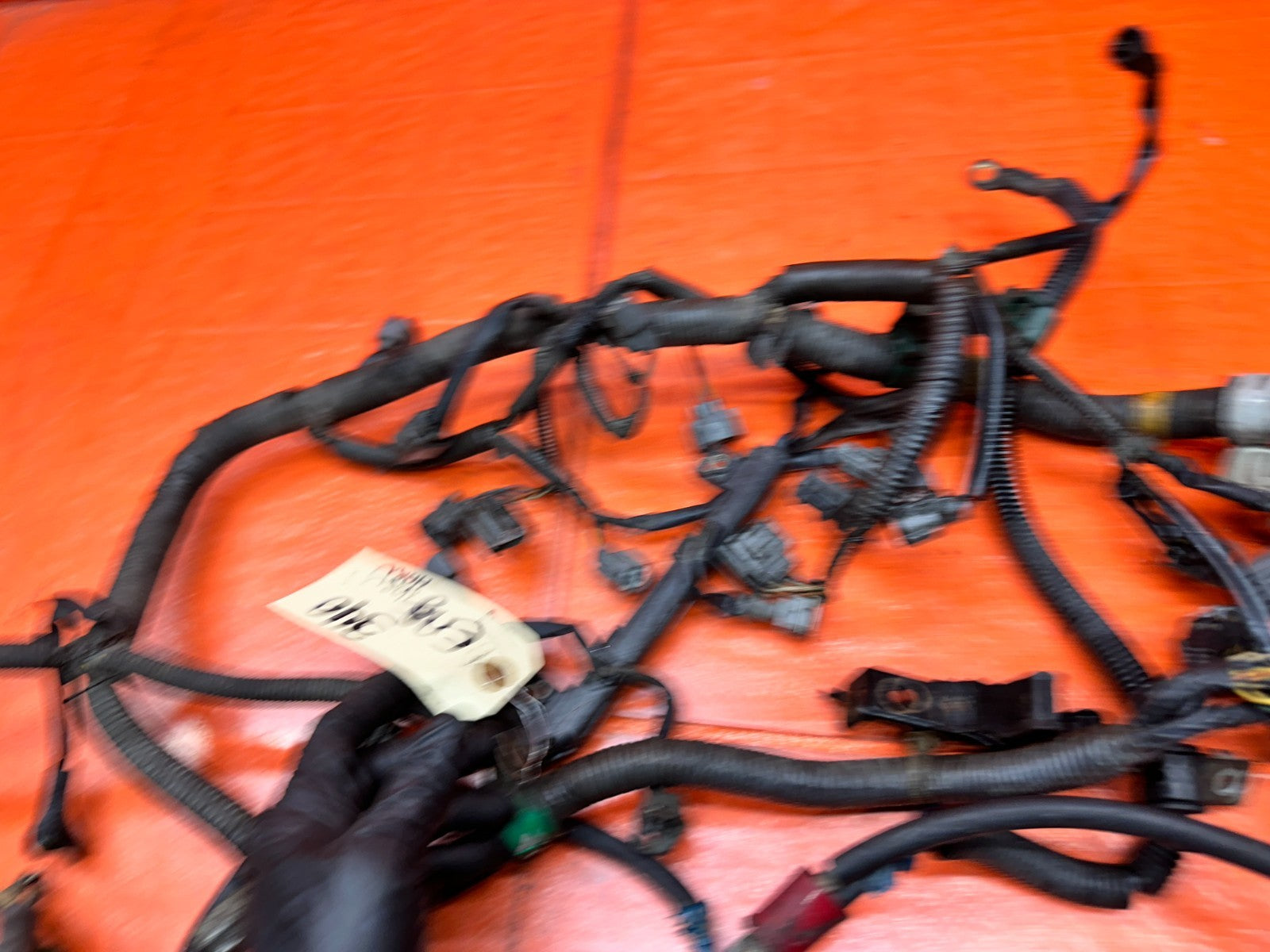 94-01 ACURA INTEGRA B18B1 AUTOMATIC ENGINE MOTOR WIRE WIRING HARNESS OEM #34017