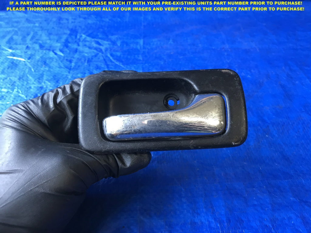 OEM 1990 91 1992 HONDA ACCORD SEDAN PASSENGER REAR RIGHT INTERIOR DOOR HANDLE 0