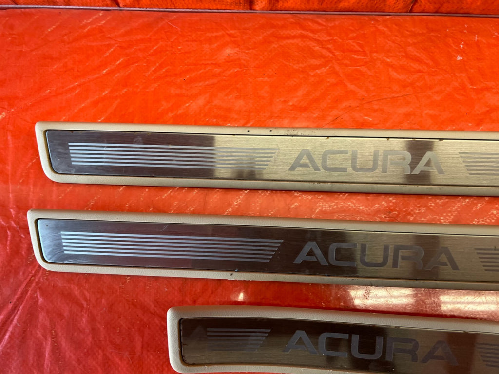 09 14 ACURA TSX   FLOOR PILLAR SCUFF PLATE SET LEFT RIGHT FRONT REAR   OEM #15811