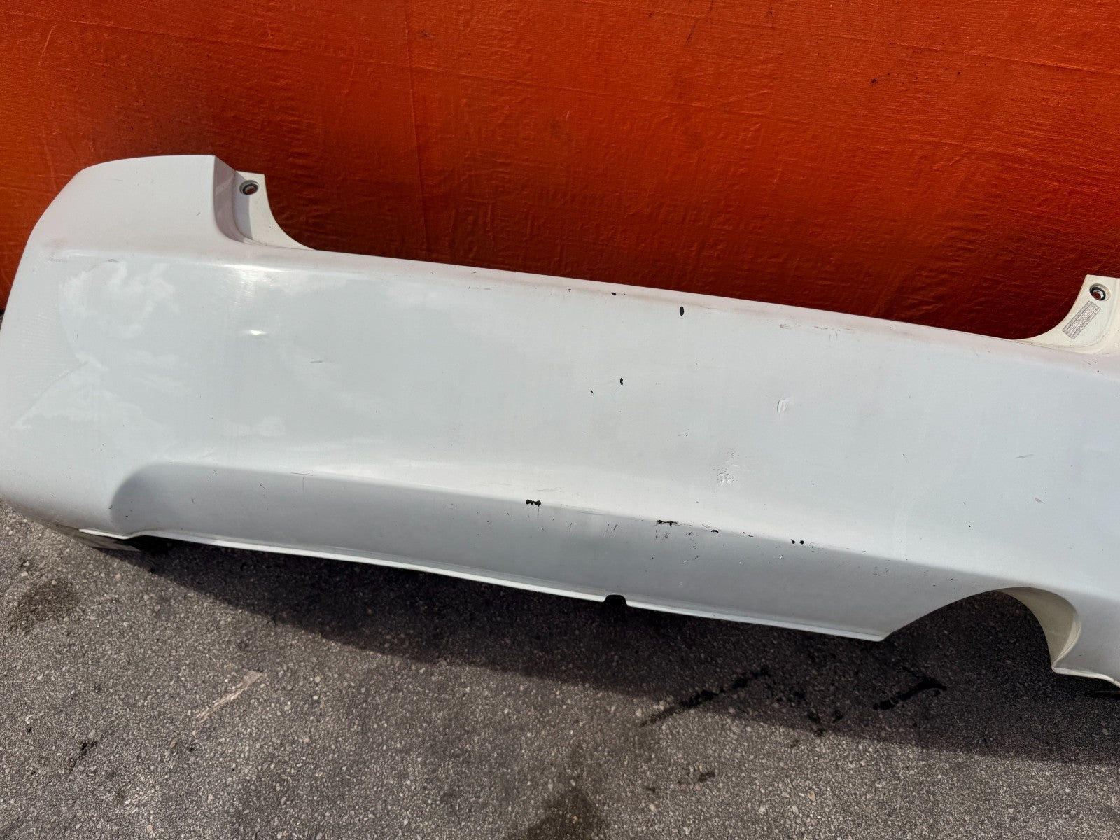 07 11 HONDA CIVIC SI SEDAN   REAR BUMPER COVER   OEM FACTORY OE #30010